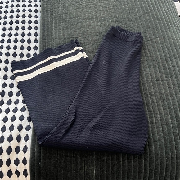 DISSH Madison Black Contrast Jumper Pant Set Womens Small Knit Ribbed Two Piece - Picture 12 of 13